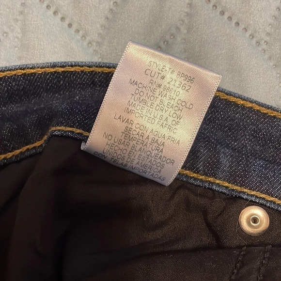 Just Black Lulus women’s jeans 27 4 skinny blue stretch distressed holes dark - Picture 9 of 10